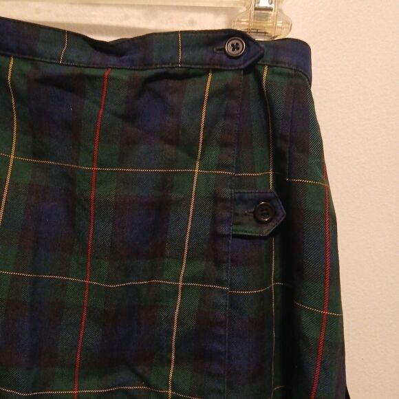 Old NAVY PLAIID size 6 Pleated Skirt School/ Preppy See Image For Slight Damage - Picture 6 of 12